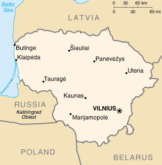 Lithuania - Map