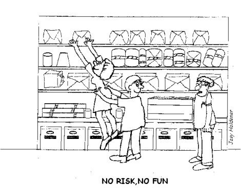 Cartoon 20 - No risk, no fun