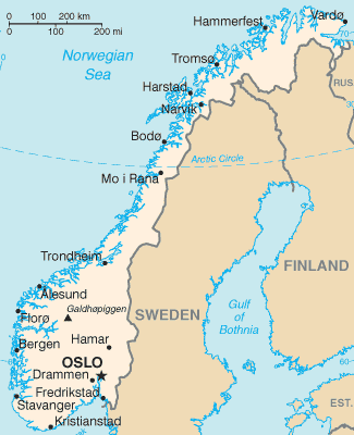 Norway - Map