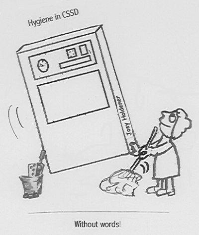 Cartoon 10 - Hygiene in CSSD