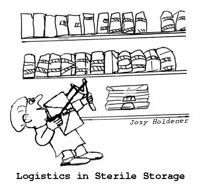 Cartoon 15 - Logistics in Sterile Storage