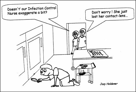 Cartoon 33 - Hygiene - out of sight!