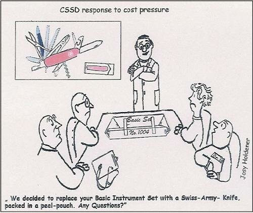 Cartoon 43 - CSSD response to cost pressure